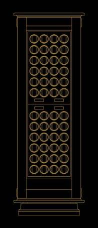 Exclusive luxury safe carbon OAK