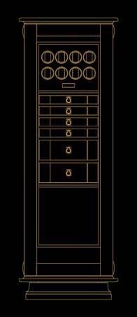 Exclusive luxury safe carbon OAK